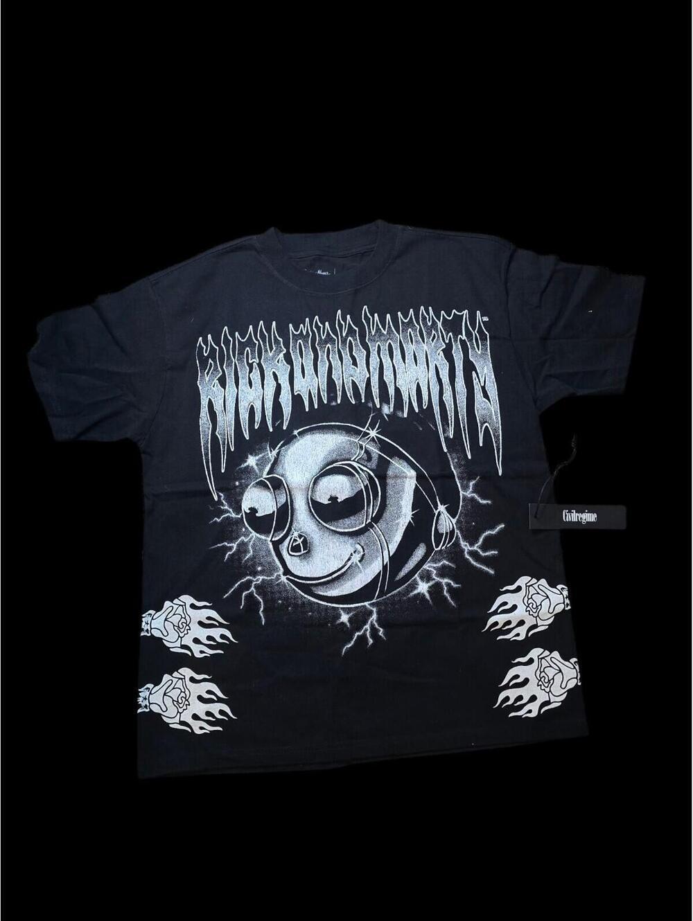 Civil Regime X Rick & Morty Hesh Chad T-Shirt Mens Medium